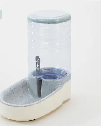 Pet dog automatic feeder microphone drinking fountain