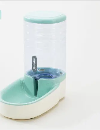 Pet dog automatic feeder microphone drinking fountain