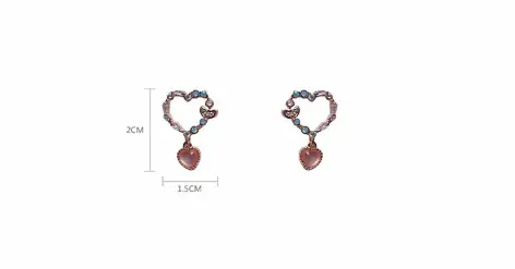 Heart earrings