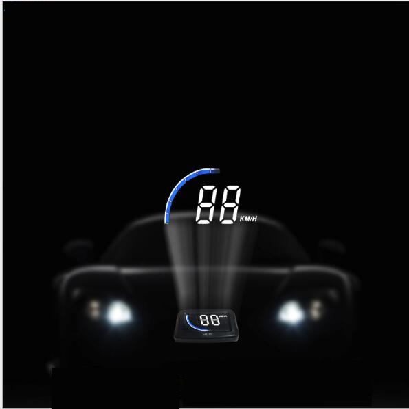 A101 head-up display HUD speed speed water temperature small mileage OBD universal car display — foto 3