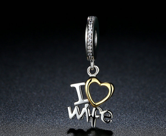 English alphabet pendant
