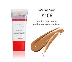 Matte, Silky, Tube Liquid Foundation, Ladies Products - 106 Warm Sun - View 1