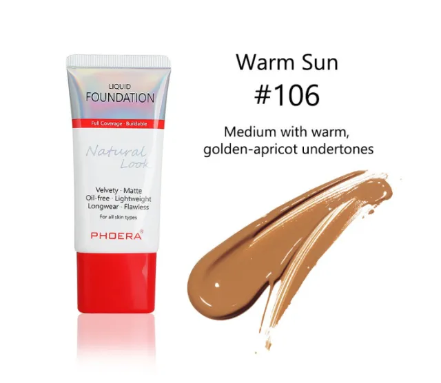 Matte, Silky, Tube Liquid Foundation, Ladies Products 106 Warm Sun - Shop at LoveMi