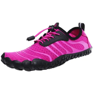 Beautiful upstream shoes men's shoes outdoor wading shoes ladies five-finger beach shoes - Purple