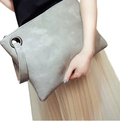 Dark Grain PU Office Casual Bag