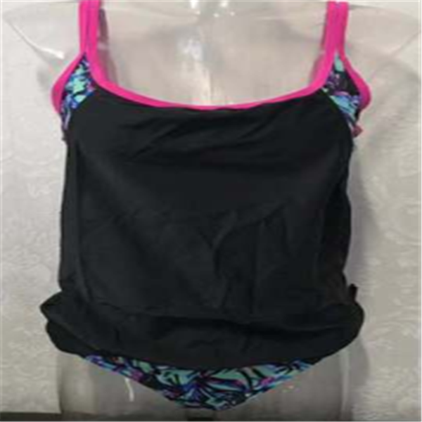 Striped multicolor swimsuit