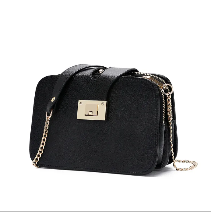 Chain shoulder bag - Black