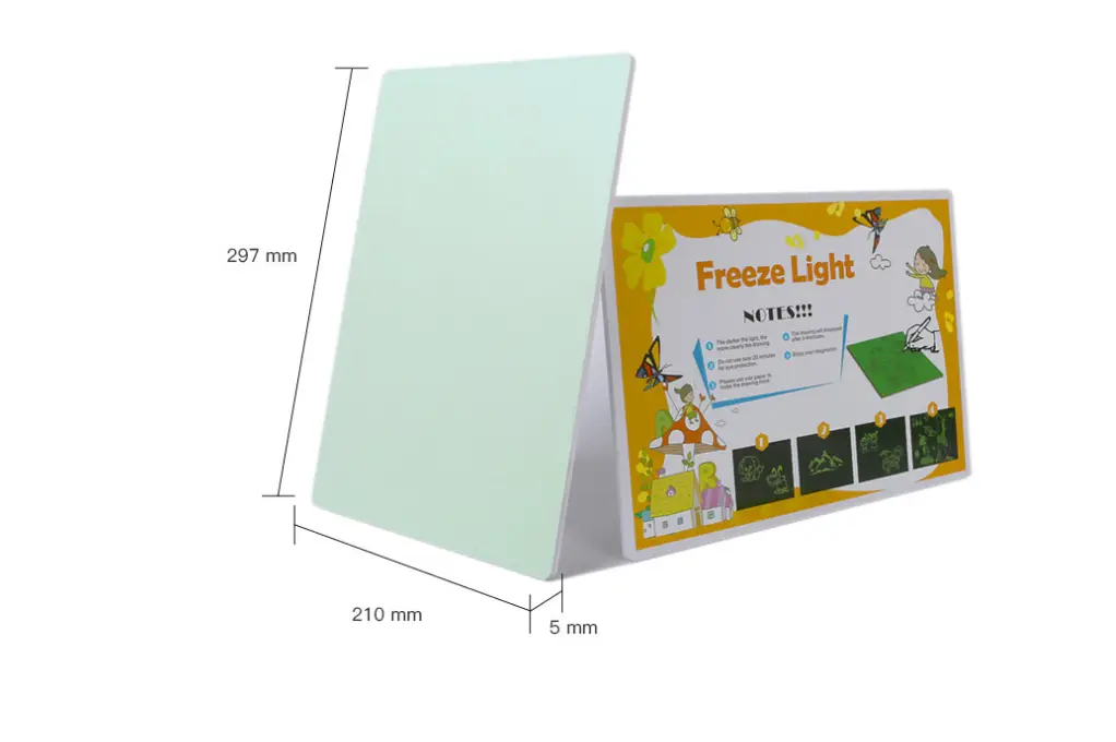Fluorescent light retaining plate