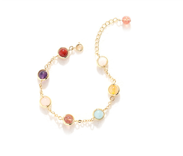 Rainbow candy bracelet