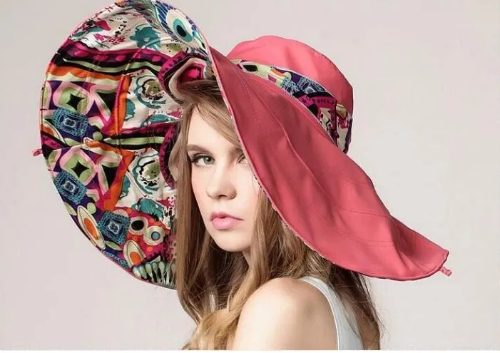 Dalat visor beach hat - Red