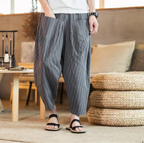 Japanese Men's Loose Pants