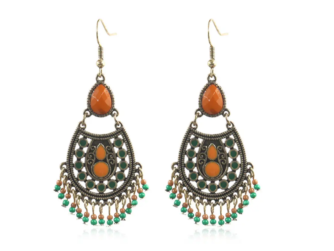 Wind Pattern Alloy Earrings Set