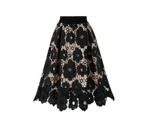 European and American style lace skirt