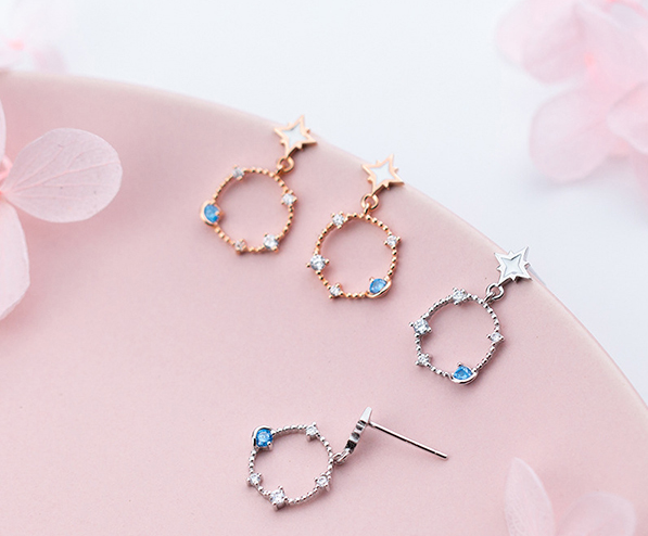 S925 Sterling Silver Stud Earrings