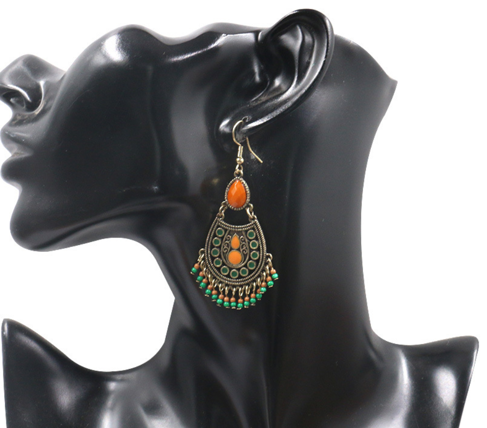 Wind Pattern Alloy Earrings Set