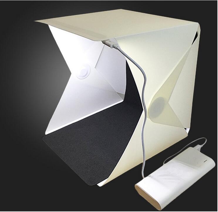 Mini LED folding studio soft light photo lamp small portable photo box 4