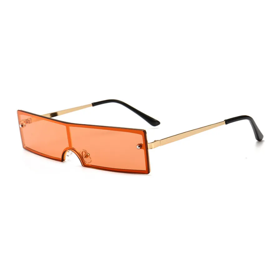 Rectangular sunglasses - Orange