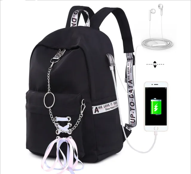 Charging backpack Black - Shop at LoveMi