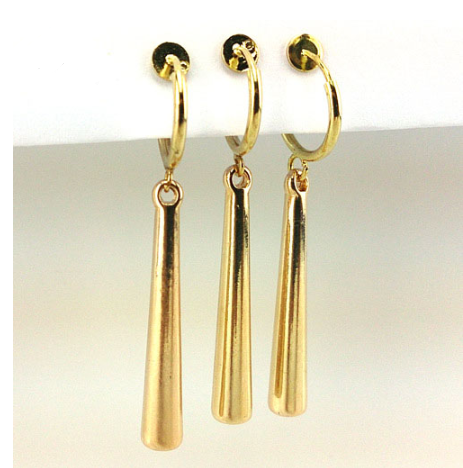 One Piece Solon Clip-on Earrings