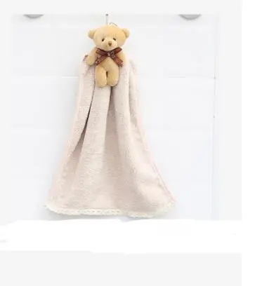 Coral velvet dish towel bathroom hanging absorbent towel – image 5