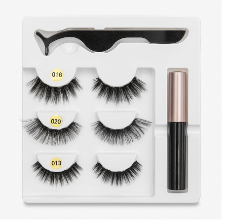 A Pair Of False Eyelashes With Magnets In Fashion 3Pc Mixed A - Shop at LoveMi
