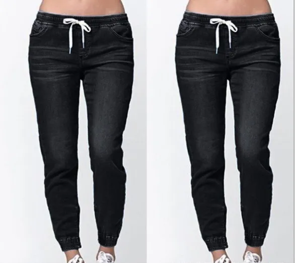 Lantern jeans - Black