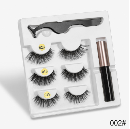 A Pair Of False Eyelashes With Magnets In Fashion 5Pc Mixed B - Shop at LoveMi