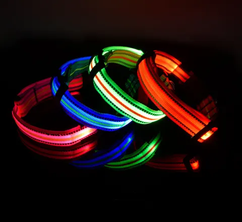 Fiber Optic Waterproof Magnetic Charging Pet Collar