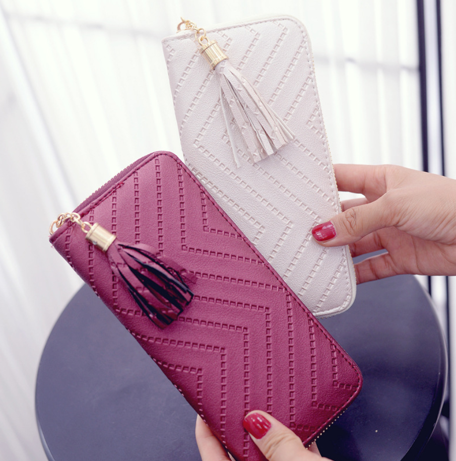 Wallet zipper wallet phone case
