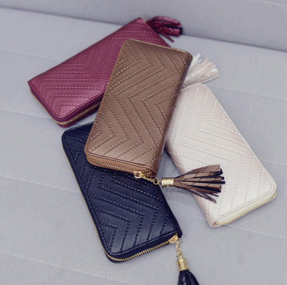 Wallet zipper wallet phone case