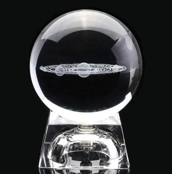 Solar System Crystal Ball without planet names