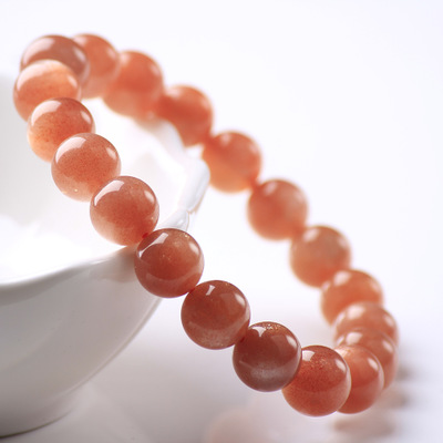 Sun Stone Bead Bracelet, picture 4 of 5