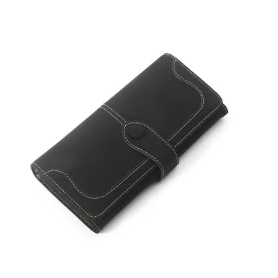 Scrub ties long wallet - Black