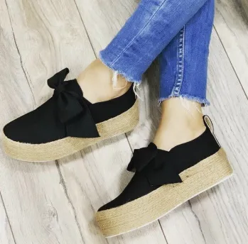 Canvas espadrilles - Black