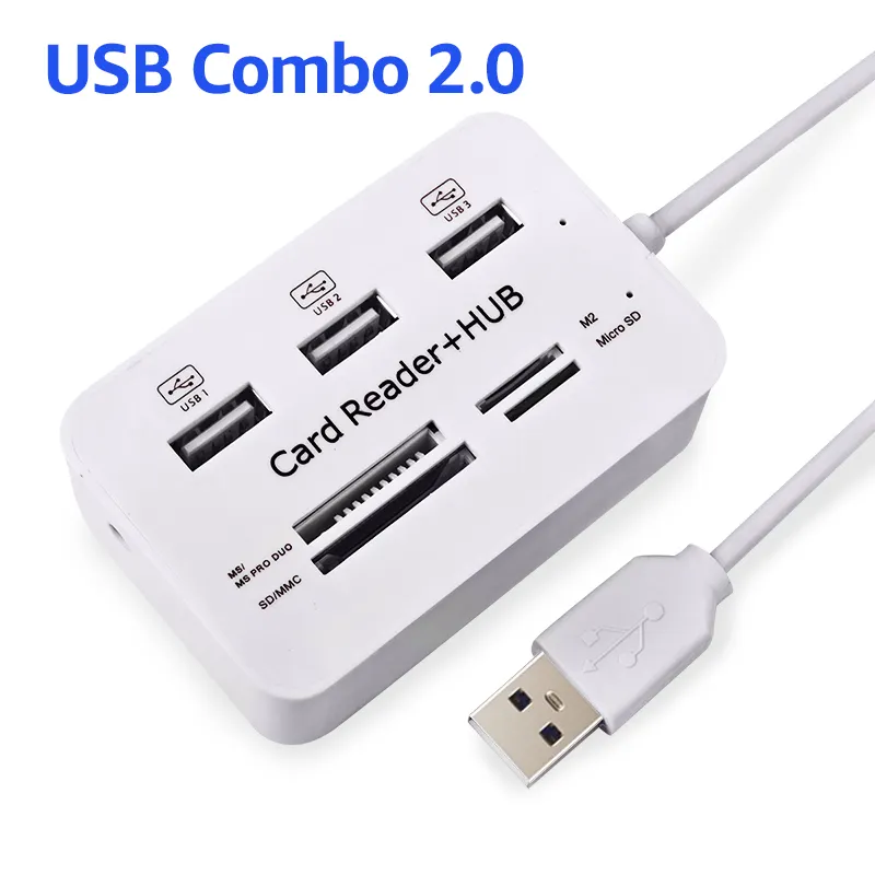 USB 2.0 HUB Multi-Card Reader