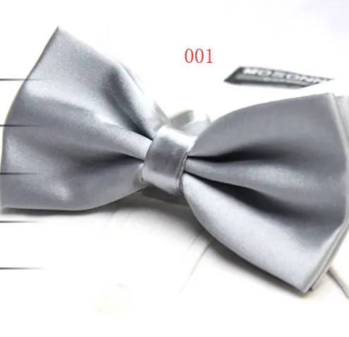 Solid Color Tri-fold Bow Tie