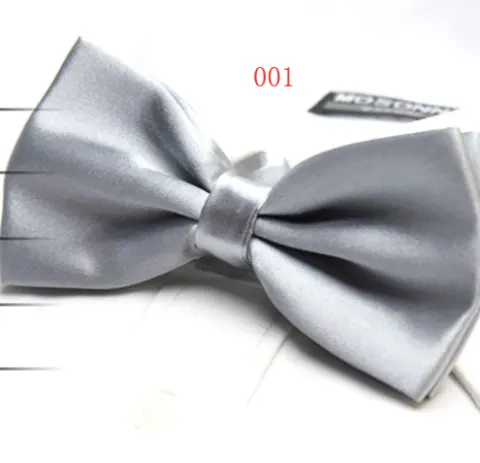 Solid Color Tri-fold Bow Tie