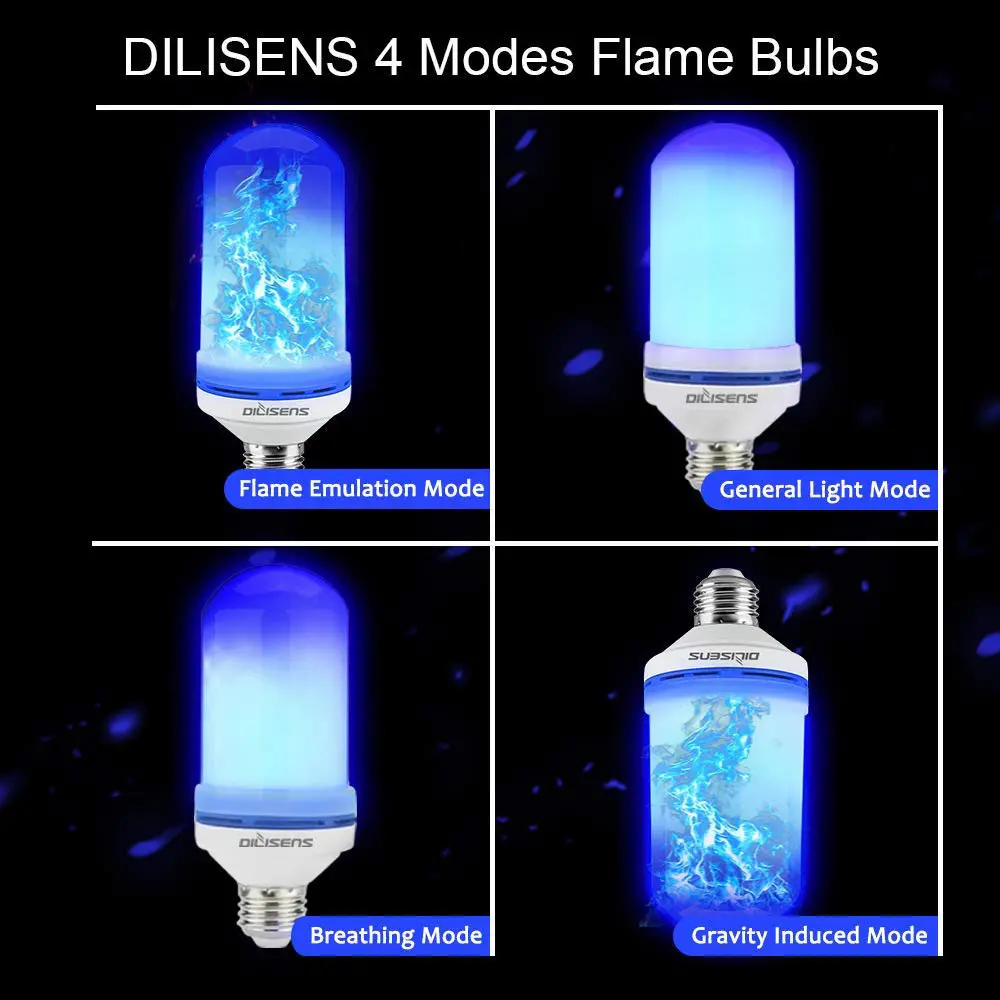 LED Flame Light Christmas Atmosphere Bulb