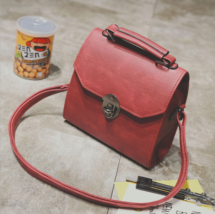 Vintage diagonal cross bag shoulder bag