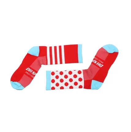 Riding socks running basketball in the tube wear socks - Red