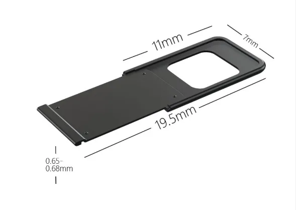 Plastic camera screen, laptop tablet computer mobile phone anti hacker peeping protection cover – image 6