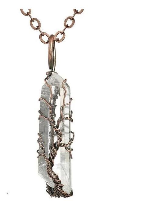 TREE OF LIFE CRYSTAL STONE NECKLACE
