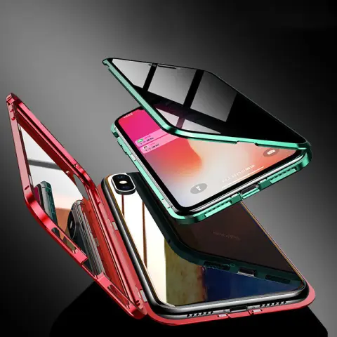 Phone Case Anti-peep Magnetic Protective Shell Privacy Glass