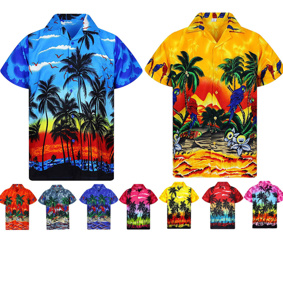 Casual loose printed shirt