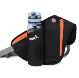 Kettle cell phone pocket chest bag - Black