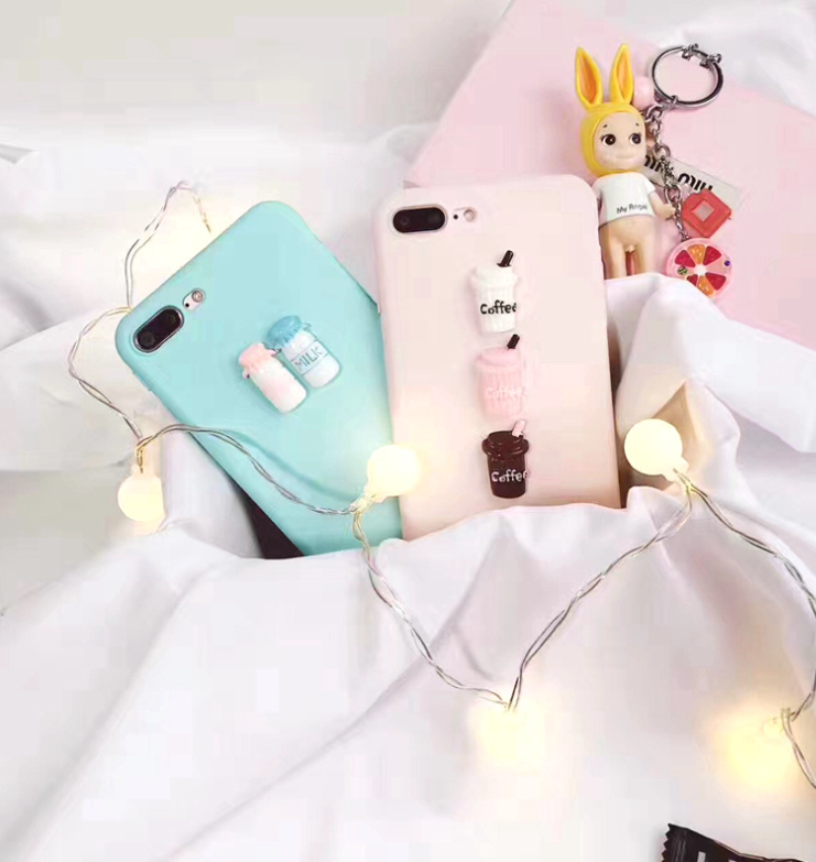 Simple frosted milk bottle mobile phone case - Image 8