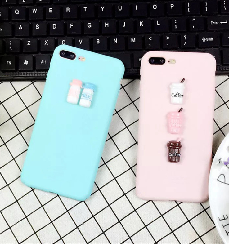 Simple frosted milk bottle mobile phone case - Image 4