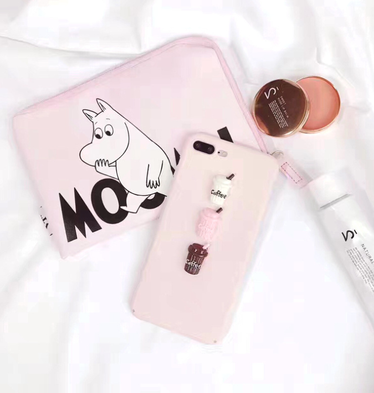 Simple frosted milk bottle mobile phone case