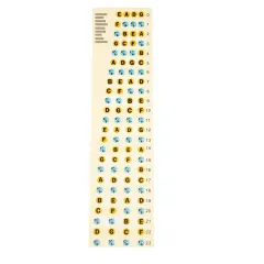 Guitar fingerboard stickers Guitar electric guitar universal fingerboard stickers Guitar accessories Fingerboard scale stickers - 4Strings - View 1