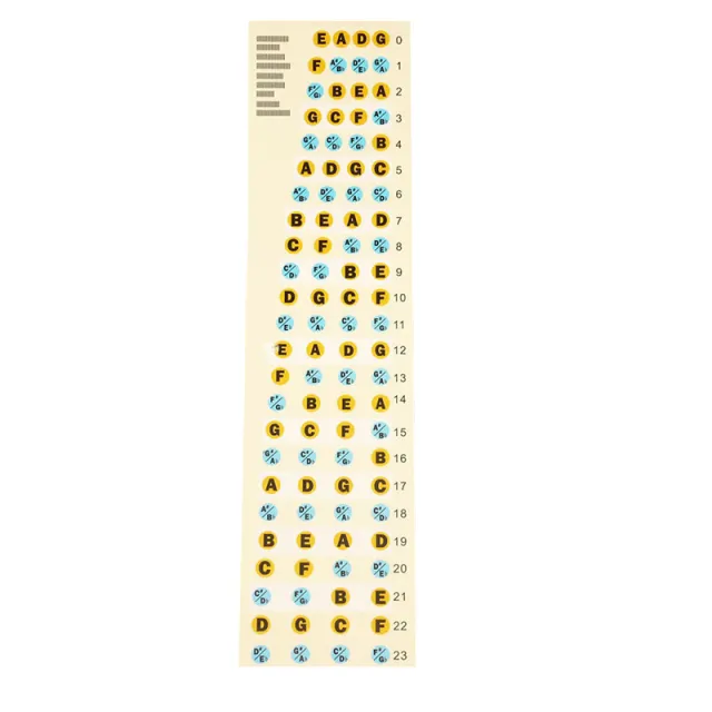 Guitar fingerboard stickers Guitar electric guitar universal fingerboard stickers Guitar accessories Fingerboard scale stickers 4Strings - Shop at LoveMi